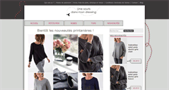 Desktop Screenshot of boutique.unesourisdansmondressing.com